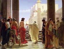 Ecce Homo Behold the Man Antonio Ciseri Jesus Christ Pilate Painting Art Print