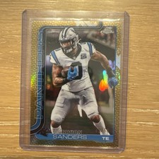 2025 Topps Chrome Jatavion Sanders Gold Wave /50