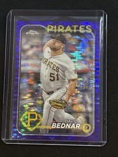 🔥David Bednar 2024 Topps Chrome #60 Purple Sonar Refractor 063/275