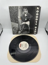 CRY TUFF Nobody's Baby LP Bullet Records 1987 Vinyl Signed Heavy Metal Glam