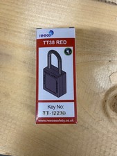 REECE SAFETY RED PADLOCK