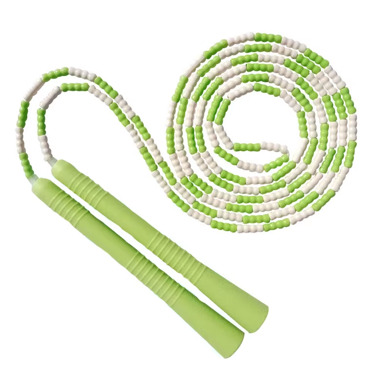10Ft 9Ft Tricks Skills Jump Skipping Skip Rope PVC Bamboo Beginner Soft Beaded B