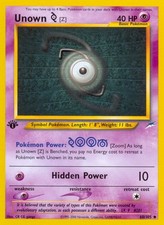 Unown - Pick Your Pokemon Cards - Vintage to Modern - Complete the Alphabet on eBay