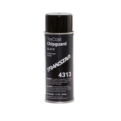  TRM.4313 Transtar Autobody Products 4313 Tex Coat Chip Guard, 16 oz, Black, Aer