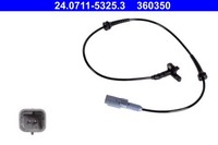 ABS Sensor Raddrehzahl ATE 24.0711-5325.3 FüR DS Peugeot CitroËN 308 SW C4 3008