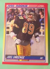 1990 Score - 1990 Rookie Joel Smeenge #294 (RC) - Michigan Broncos 