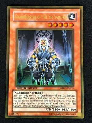 Yugioh Grandmaster of the Six Samurai GLD1-EN026 Gold (LP)