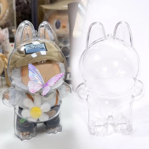 Funda/Funda Protectora Transparente de Peluche para La Bobo The Monsters - Muñeca No Incluida - Imagen 9 de 21