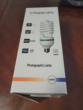  Cowboy Studio 45W 5500K CFL Spiral Bulbs Photography Lighting E27 Daylight 