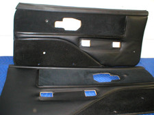 1982-90 91 92 Firebird Black Combo Rug Cloth Vinyl Interior Door Panels Cards Gm 1982-90 91 92 Firebird Black Combo Rug Cloth Vinyl Interior Door Panels Cards Gm