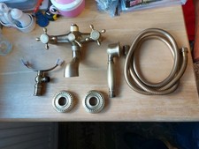 Combination  Bath And  Shower  Taps Brass Colour