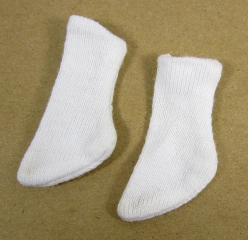 Early Ken white cotton Socks vtg Mattel 60s