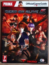 Dead Or Alive 5 Bradygames Strategy Game Guide W/16 Month Calendar/Poster