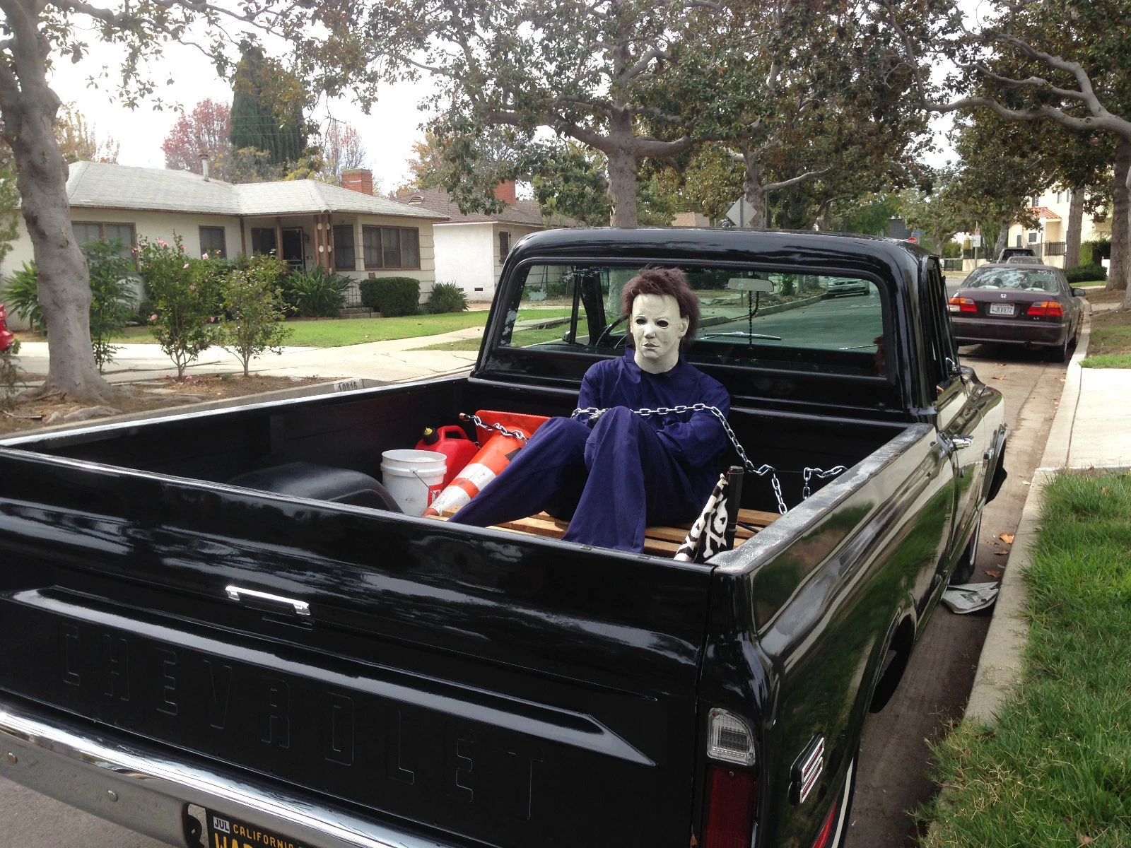 MICHAEL MYERS JASON Halloween High Quality COVERALL Jumpsuit Costume Friday 13th - product detail image 2