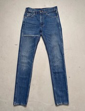 Vintage Levis LVC 606 Orange Tab Big E Denim Distressed Jeans Size 29x34
