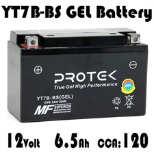 YT7B-BS CT7B-BS 12V 6.5Ah Sealed GEL Battery for 2000-2017 Suzuki DRZ 400 E S SM