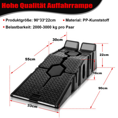 ACXIN 2 Stück Auffahrrampe, Antirutsch Verladerampe Laderampen Für Motorrad ATV Quad PKW Auto