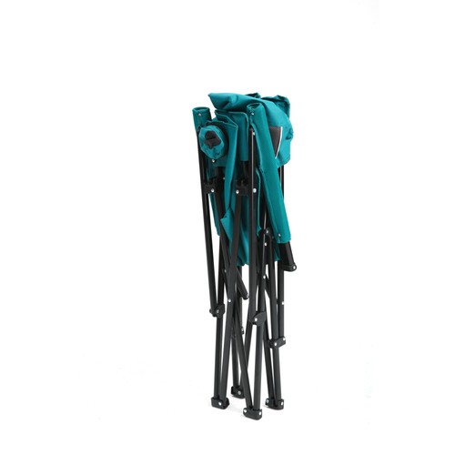 High Back Heavy Duty Lawn Chair Support, Portable Collapsible Chair w Cup Holder - Picture 13 of 15