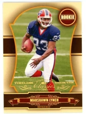 2007 Donruss Classics Marshawn Lynch Timeless Tributes Gold Rookie Card RC 03/25