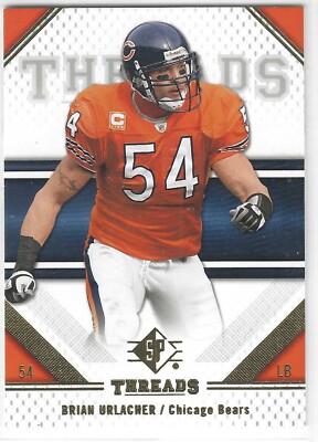 2009 SP Threads #13 Brian Urlacher Chicago Bears HOF New Mexico