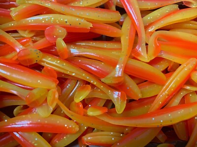 100 Esche Morbide Rayz Baits 2 Pollici A Coda Di Pagaia - Swimbait Per Pesce Persico E Altro