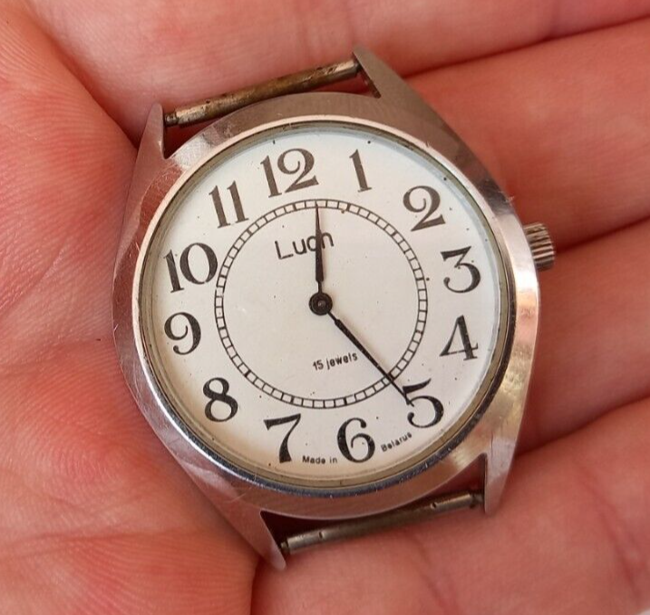 Luch Watch 15 jewels Belarus Soviet USSR Wrist Mechanical Watch