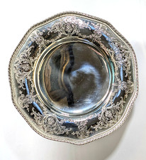 Vintage Frank M. Whiting Sterling Silver Pedestal Dish