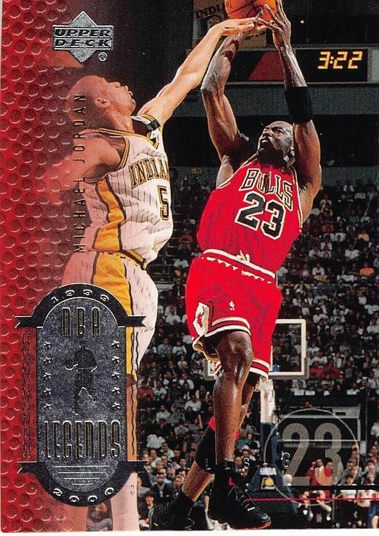 Dunk Pull Michael Jordan 2000-01 Upper Deck NBA Legends Basketball