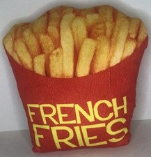 FRENCH FRIES 2-Sided Plush Throw Pillow