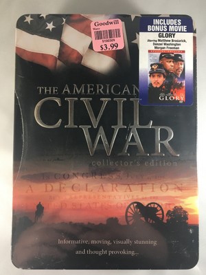 Dvd madacy var american civil war (madacy/ 5-disc/ collectible tin Box)/glory var (628261071999)