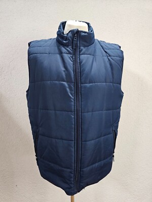 EK5849 Herren Weste von Identic Man, blau, Gr. L