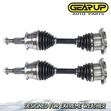 Xtreme Duty Front Pair CV Axle Drive Shaft for Silverado 2500 3500 HD Sierra HD