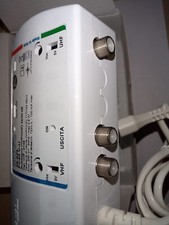 Centralino Larga Banda Per Esterno OFFEL 24-775/34-36 - Con Filtro 4G/5G E Guadagno Regolabile UHF, Installazione Facile