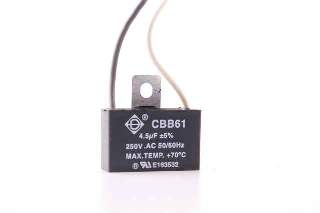 Start Ceiling Fan Capacitor Cbb61 250v Ac 4 5uf 2 Wire For Sale