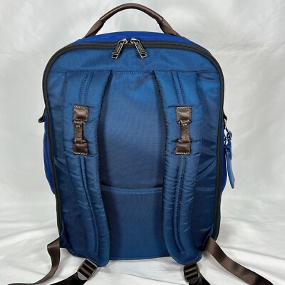 TUMI 22385BLCH ALPHA BRAVO Cannon Backpack BLUE Good Condition | eBay
