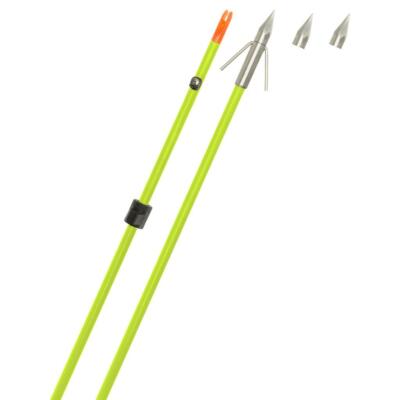 Fin-Finder Raider Pro Arrow Flo Green w/ Big Head Point & 2 Extra Tips