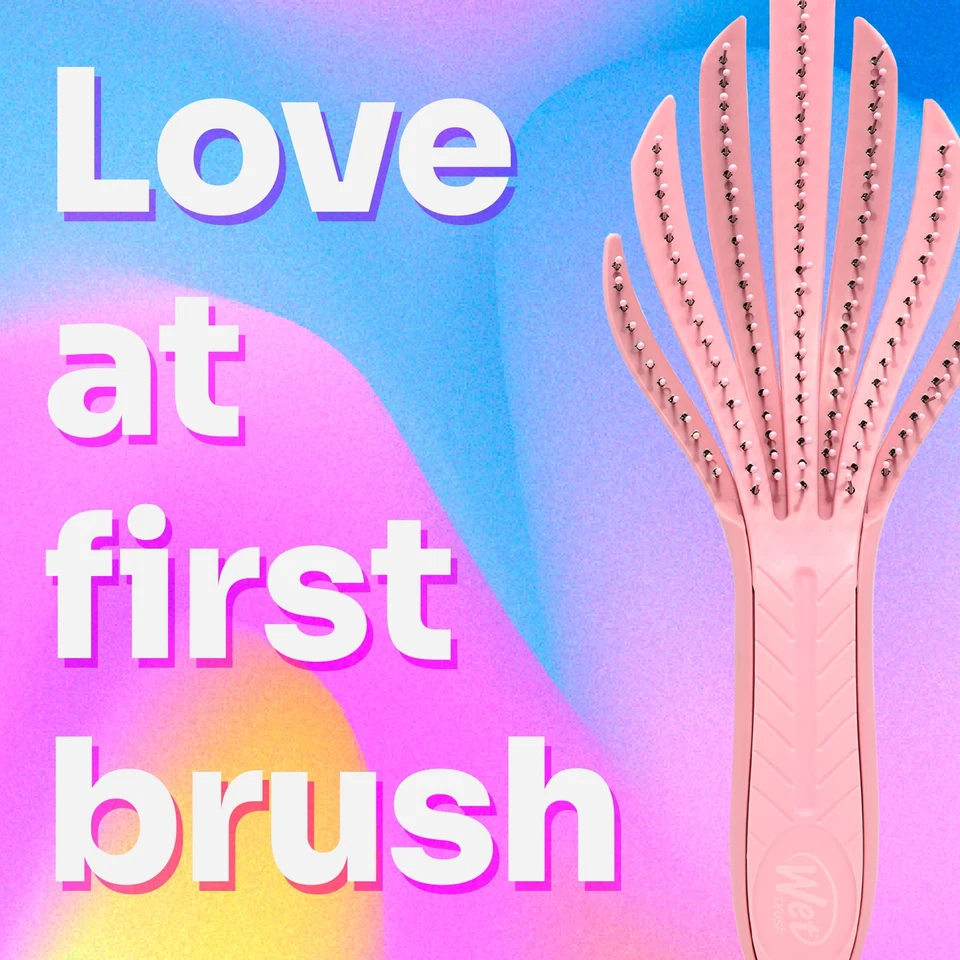 Wet Brush Go Green Curl Detangler for Curly Hair Plant Based Plastic 1 Count - Image 4 of 4