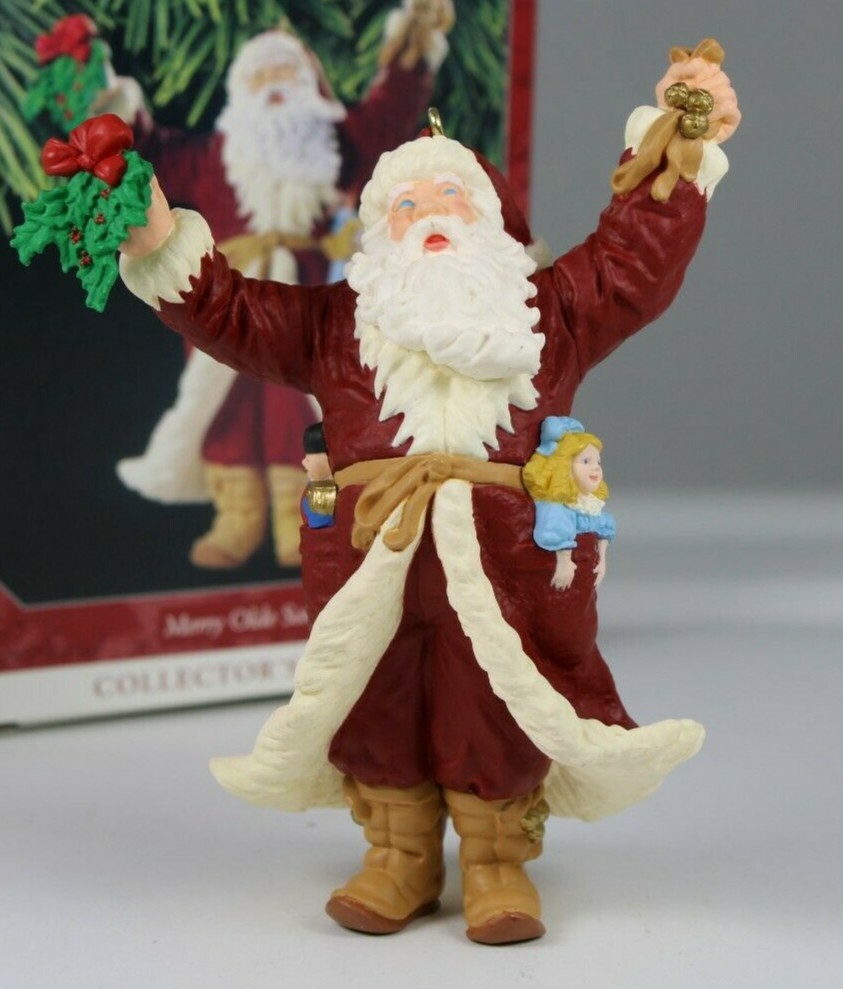 Hallmark Keepsake Vintage 1998 Merry Olde Santa 9th Series Christmas Ornament