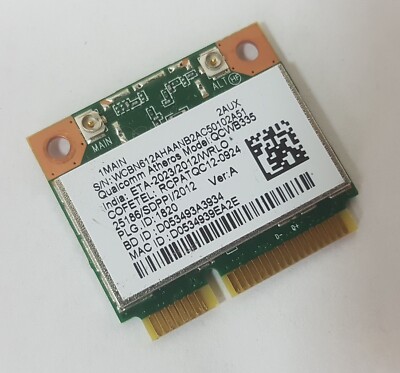 Wlan Bluetooth Combo Karte Atheros QCWB335 aus Notebook Acer Aspire ES1-311