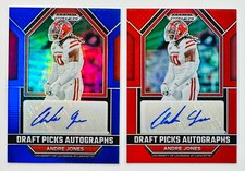 Andre Jones - 2023 Prizm Draft Picks Auto Red /199 & Blue /149 Rookie 