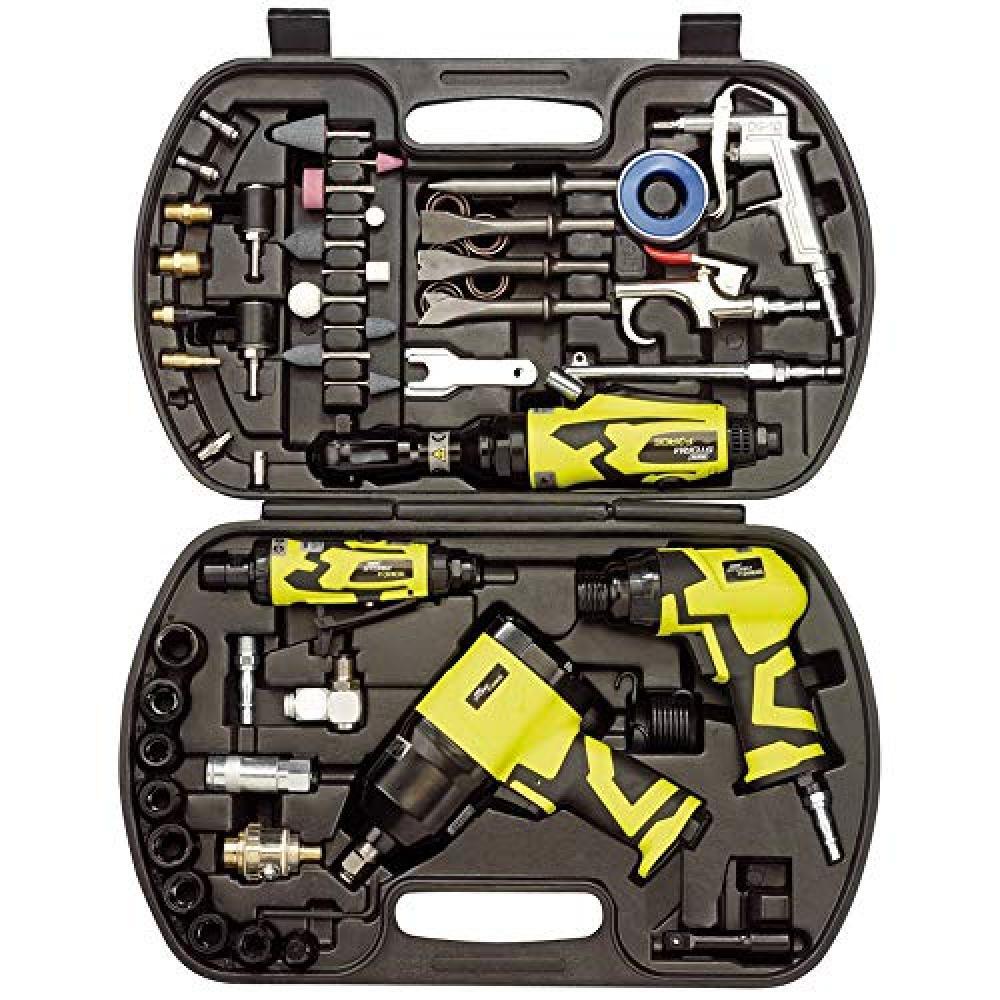 Draper Sfatk/68 Storm Force Air Tool kit, blu, confezione da 68 pezzi - NUOVO