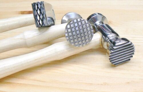 Texturing Metal Hammers Repousse Set 6 Patterns Texture Hammer Jewelry Craft - Picture 6 of 6