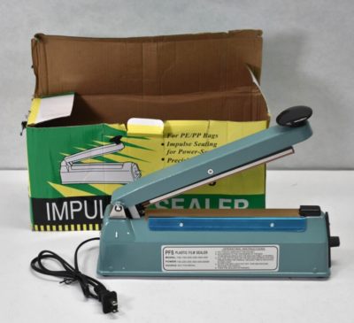 #ad Plastic Film Sealer 8quot; Hand Impulse Sealer 2mm Seal Width FS 200 For PE PP Bags $18.19