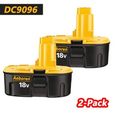New 2PACK 18V For Dewalt 18VOLT XRP DC9096 DC9098 Ni-MH Battery DC9099 DC9096-2