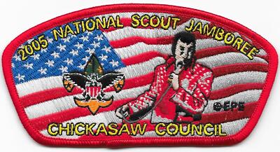 Chickasaw Council Strip 2005 National Jamboree CSP SAP Boy Scout of America BSA