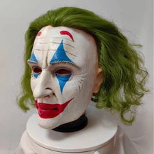 Joker Realistic Mask Party Celebrity Latex Headgear Costume Cosplay