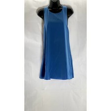 ALICE+OLIVIA Women's Blue Fletcher Low Racerback A-Line Mini Dress SZ XS