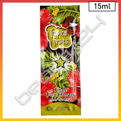 15ml Supertan TROPISCHE FRUCHTE Kribbeln tiefer Bronzer Sonnenliege Bräunungslotion Creme