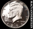 1999-S Silver Kennedy Half Dollar - Choice Gem Proof  Lustrous  #K4196