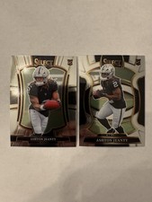 Ashton Jeanty 2025 Panini Select #104 Premier Level Base + #4 Concourse RC